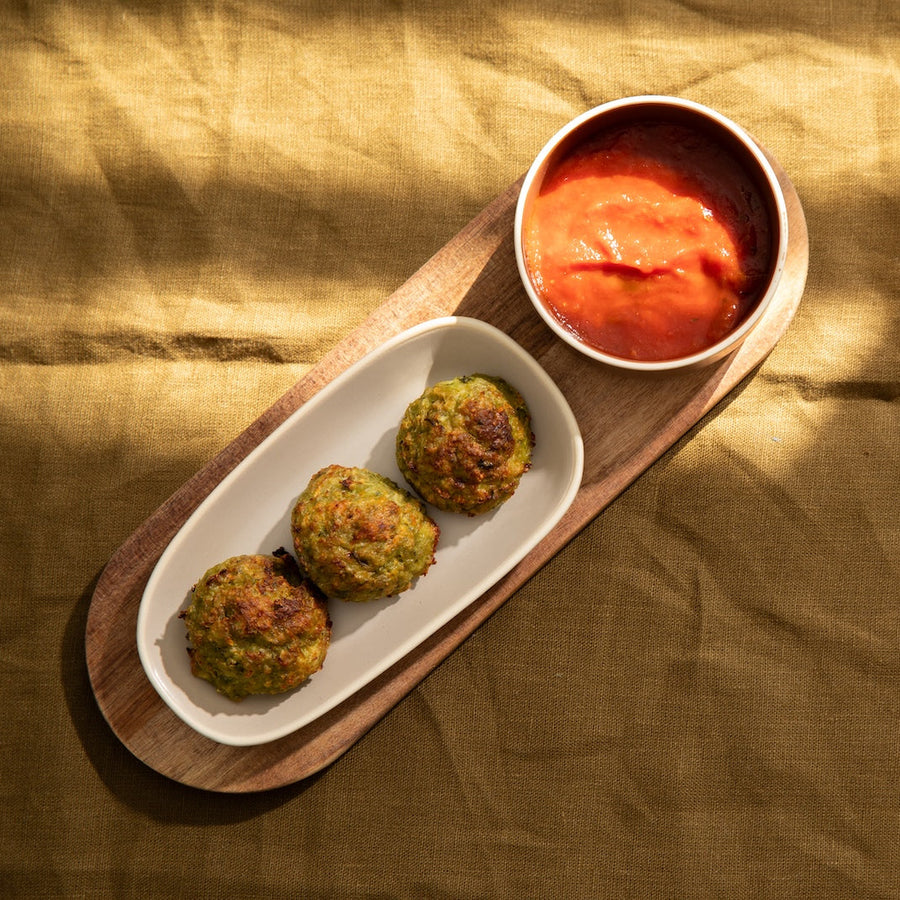 Baked chicken and veg balls x 6